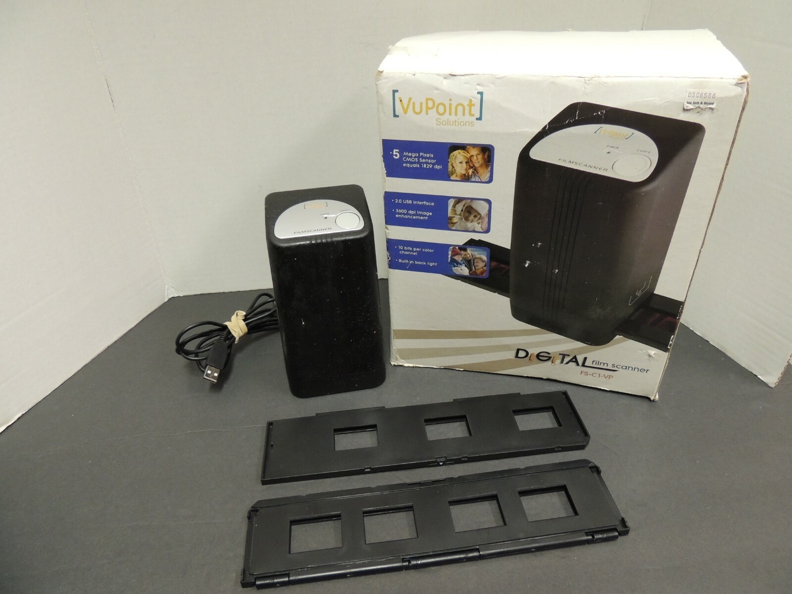 VuPoint Model FS-C1-VP 35mm Film Negatives & Slides Digital Converter for parts