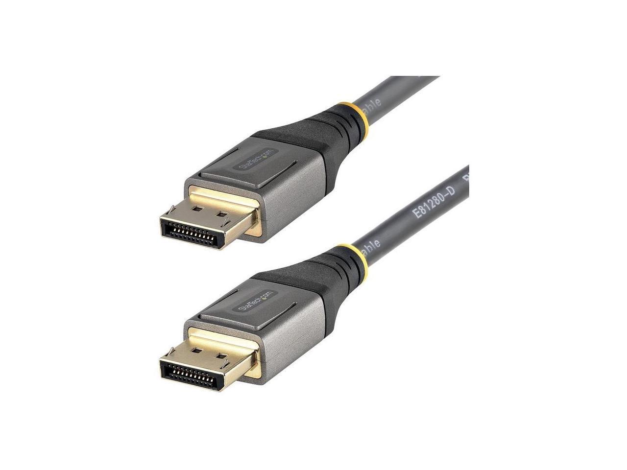 StarTech 6ft (2m) VESA Certified DisplayPort 1.4 Cable - 8K 60Hz HDR10 - Ultra H