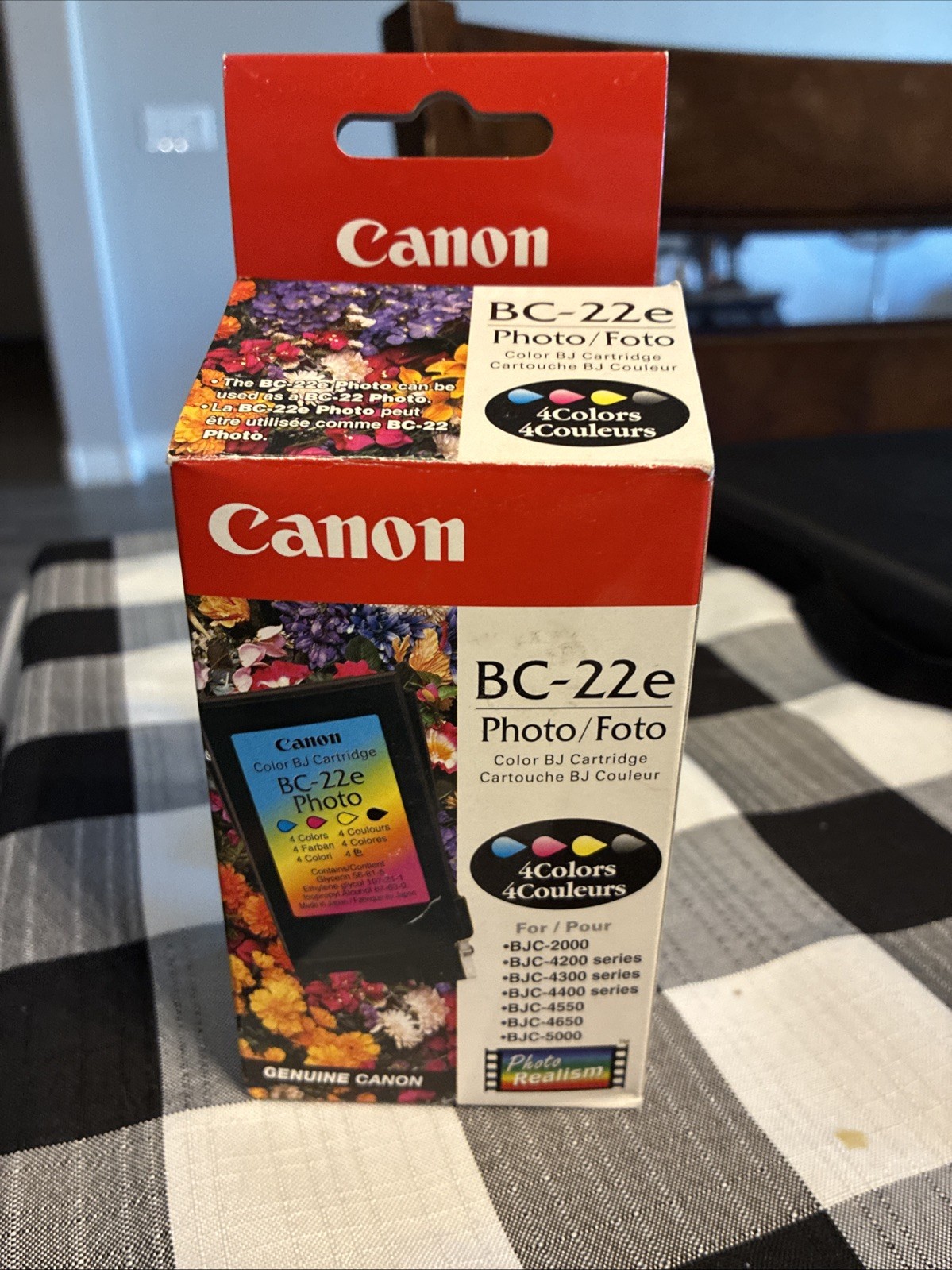 Canon BC-22e Photo Color BJ Cartridges 4-Colors