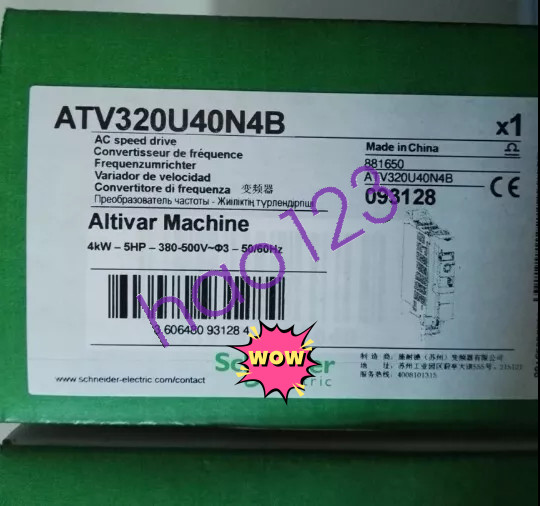 1PC Schneider ATV320U40N4B Inverter New In Box Expedited Shipping