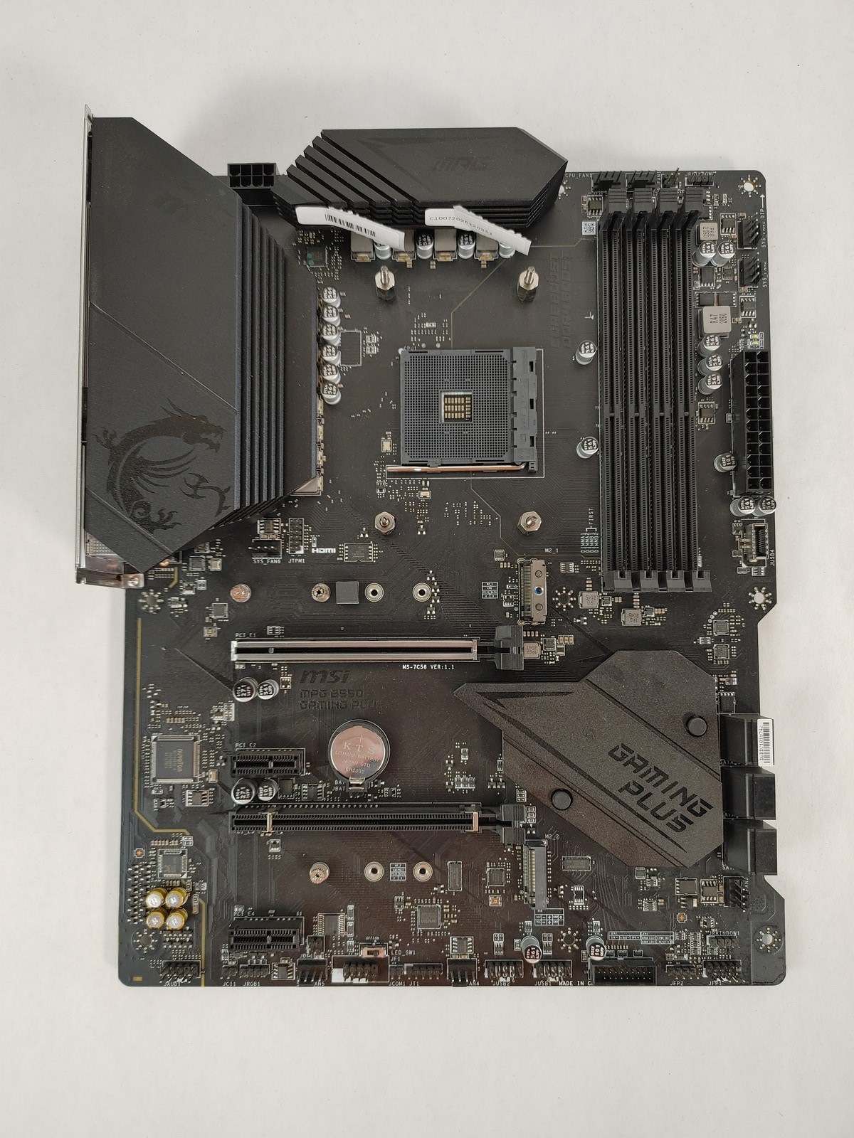MSI MPG B550 GAMING PLUS AMD Socket AM4 DDR4 Desktop Motherboard