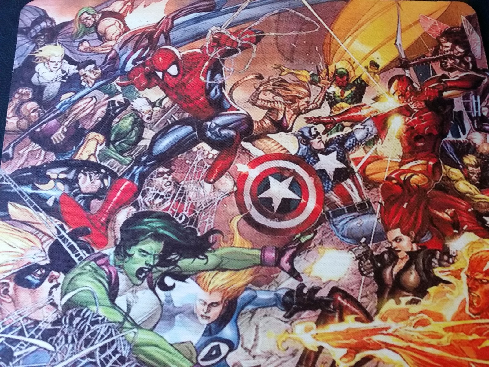 MARVEL CIVIL WAR  comics Anti slip optical COMPUTER MOUSE PAD 9 X 7inch