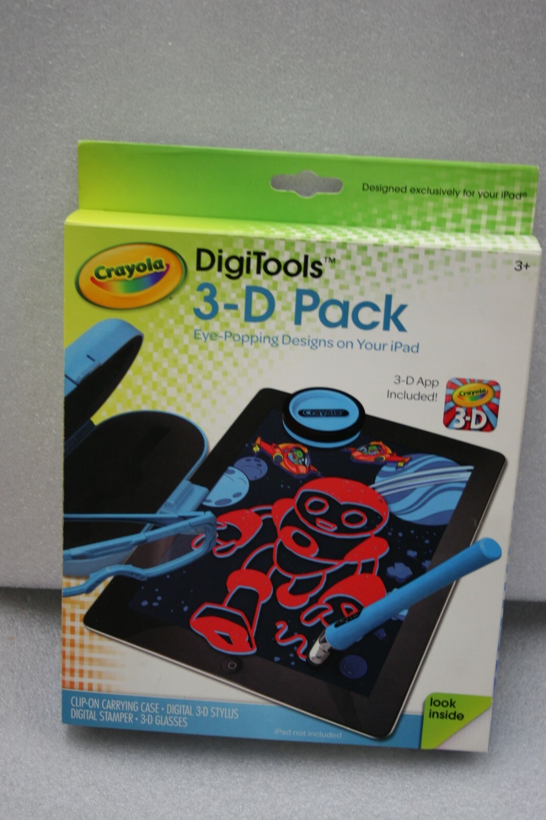 Crayola DigiTools 3D Effects Pack for iPad Digital Coloring Designs Model 951011
