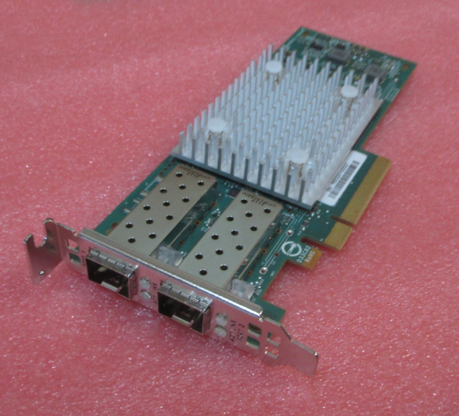 Dell QLogic QL41112 10Gb SFP+ Dual Port Low Profile Network Card 807N9 0807N9