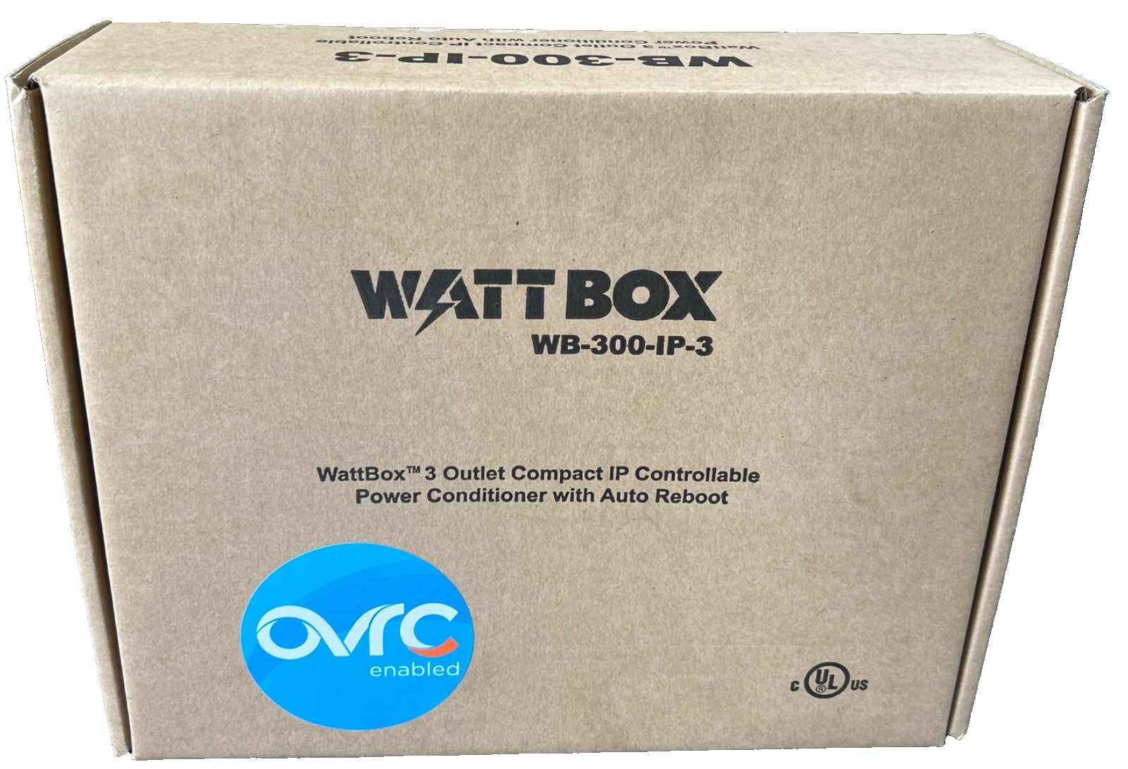 WattBox WB-300-IP-3, IP Controllable Power Conditioner-3 Outlet w/AutoReboot-NEW
