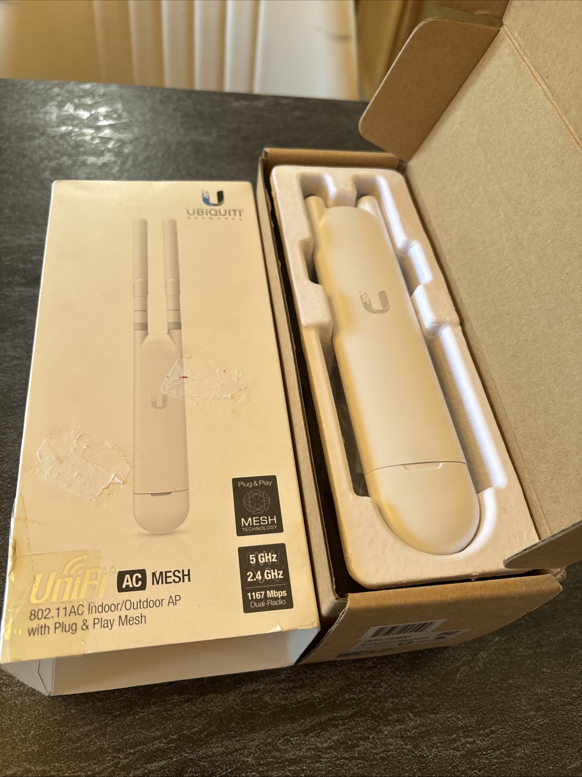 Ubiquiti Networks UniFi AC Mesh Network Access Point - UAP-AC-M-US LOC BB