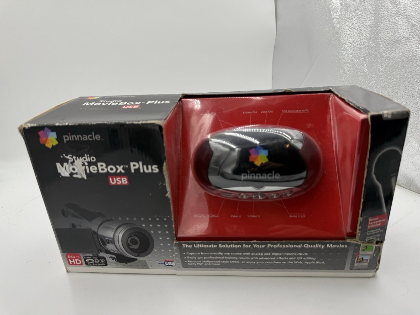 🌟Pinnacle Studio MovieBox Plus REV 1.0 USB Capture HD 🌟