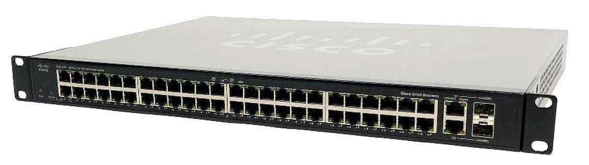 Cisco Small Business SLM248P 48x 10/100 PoE 2x combo SFP Smart Ethernet Switch