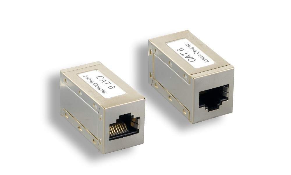 10BaseT 100BaseT Shielded F-F Coupler RJ45-F CAT6