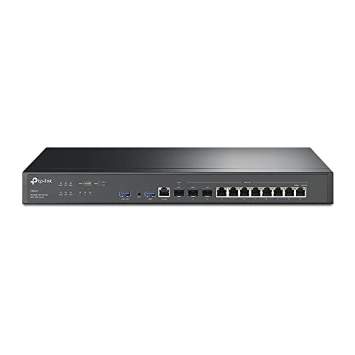 TP-LINK OMADA ER8411 ENTERPRISE WIRED 10G DUAL-BAND VPN ROUTER - BLACK