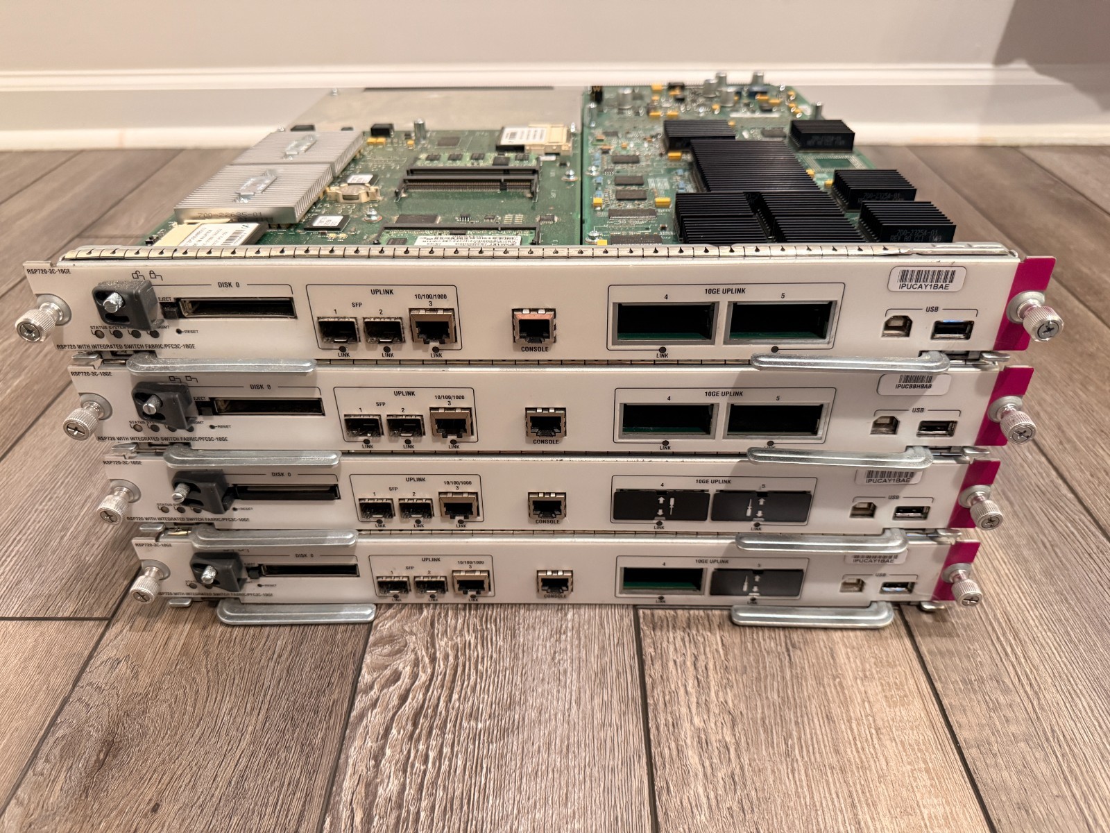 Cisco RSP720-3C-10GE Route Switch Processor 4-Pack - Refurbished Tested