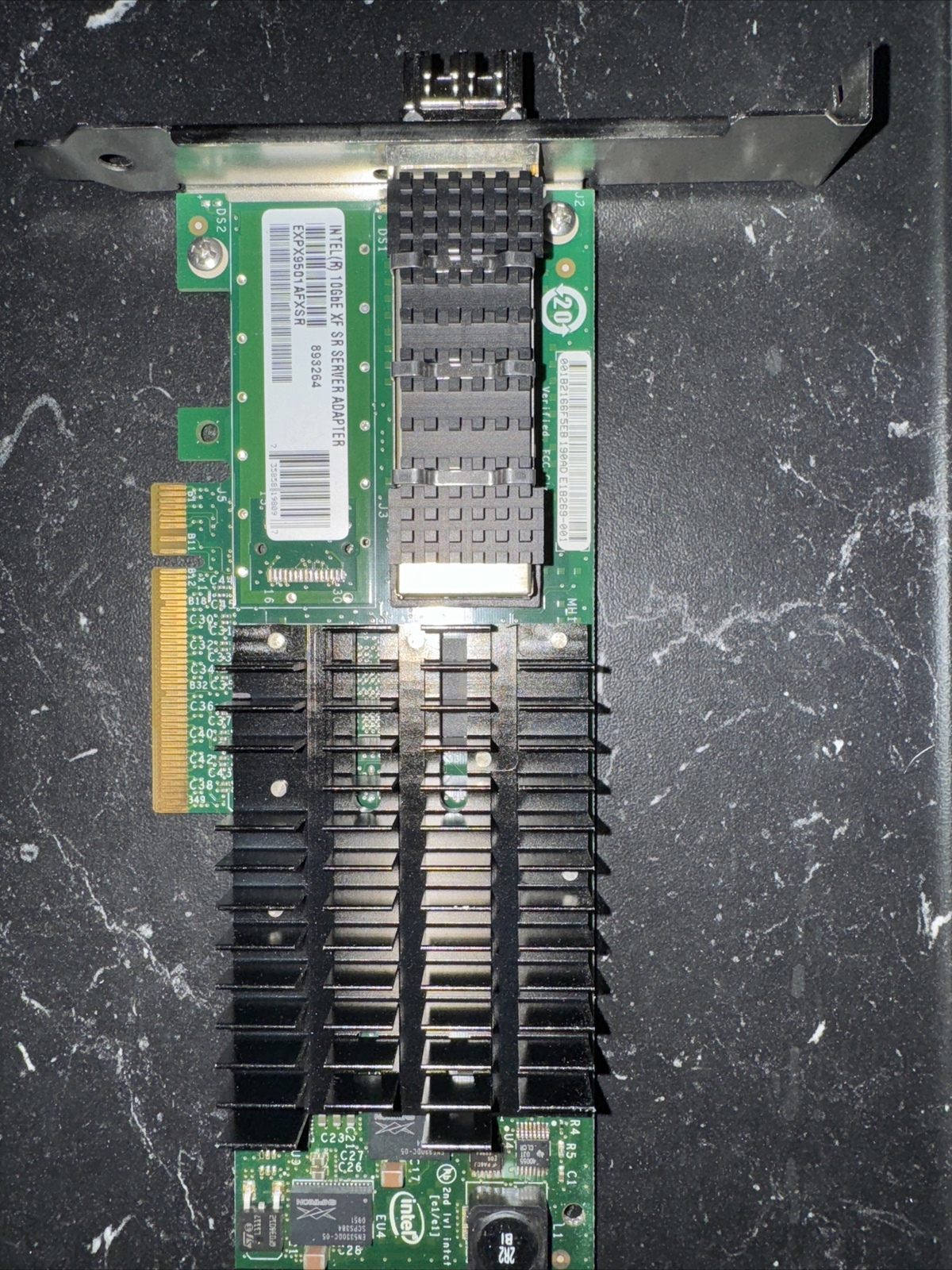 Intel EXPX9501AFXSR 10Gb/s Fiber Optic Networking Card with SFP