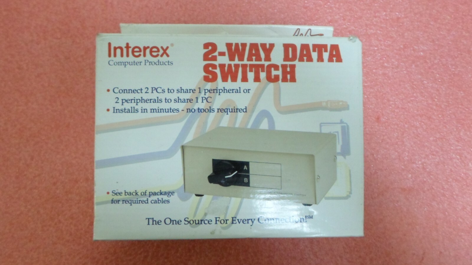 NOB INTEREX  MDS-1A EXTERNAL 2 WAY DATA SWITCH