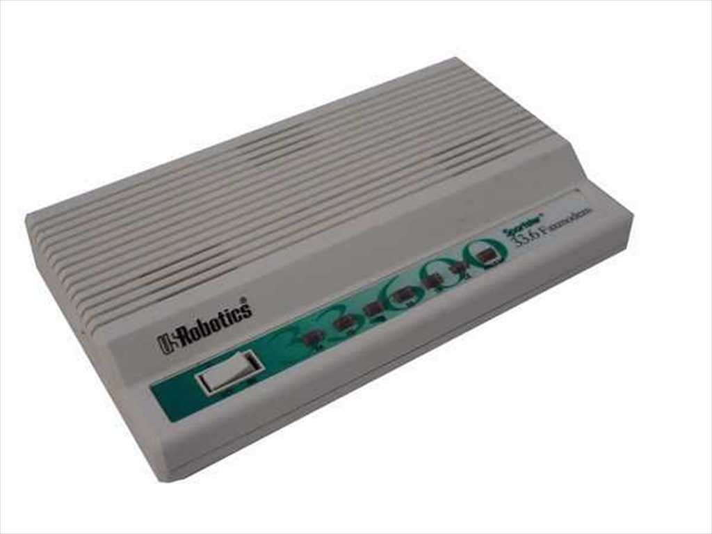 US Robotics Sportster 33.6K External FaxModem 33600 Bps Serial DB25 RJ-11