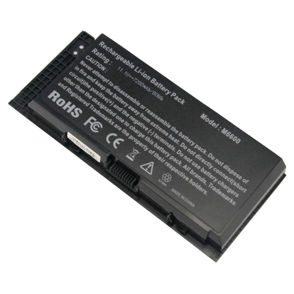 M6600 Type FV993 Laptop Battery for Dell Precision M4600 M4700 M4800 M6700 M6800