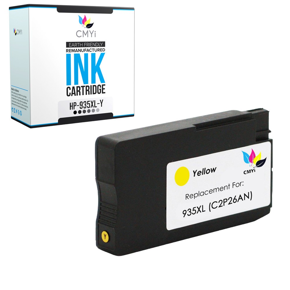 CMYi 1PK Compatible 935XL Yellow Ink Cartridge for HP OfficeJet 6812 6815 6820