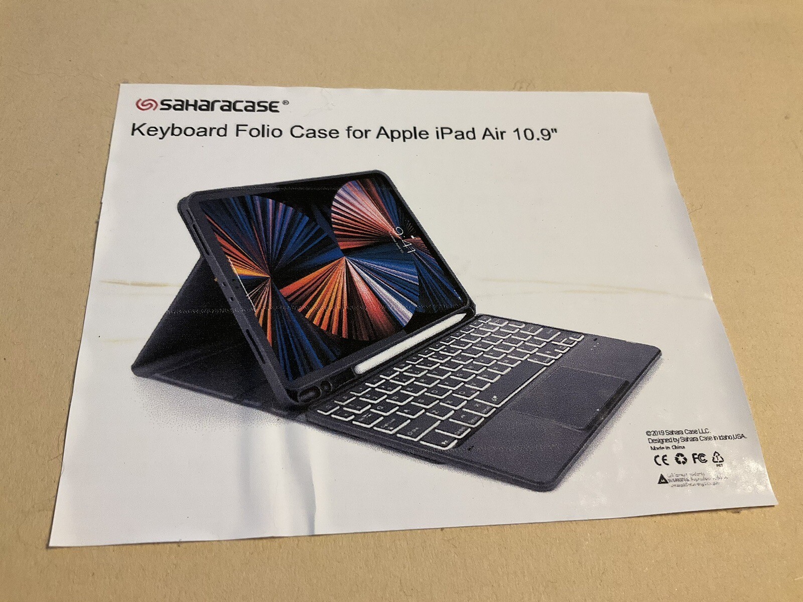 Saharacase Keyboard Folio Case For Apple iPad Air 10.9”