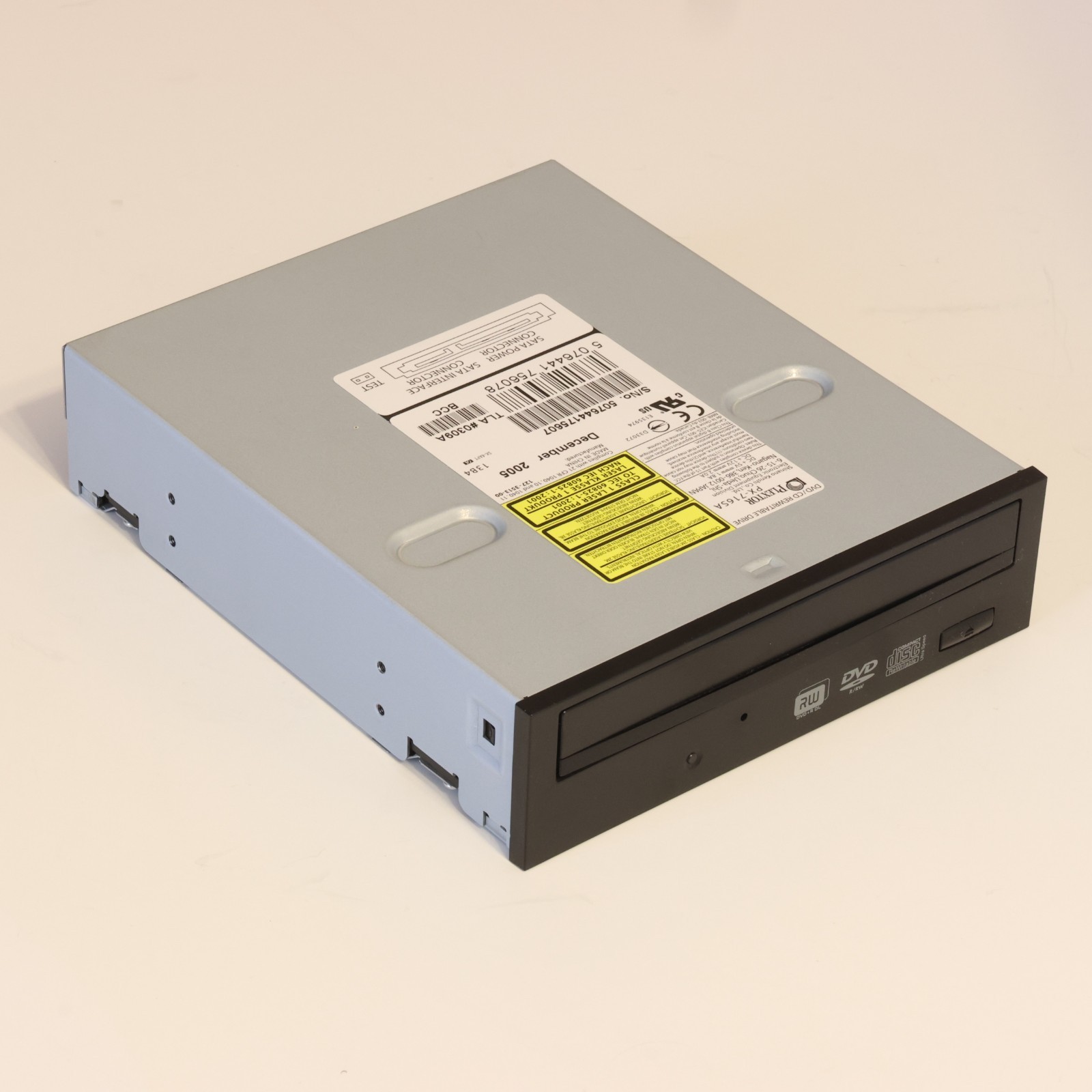 Plextor DVD/CD Rewritable Drive PX-716SA SATA clean non-operational parts only