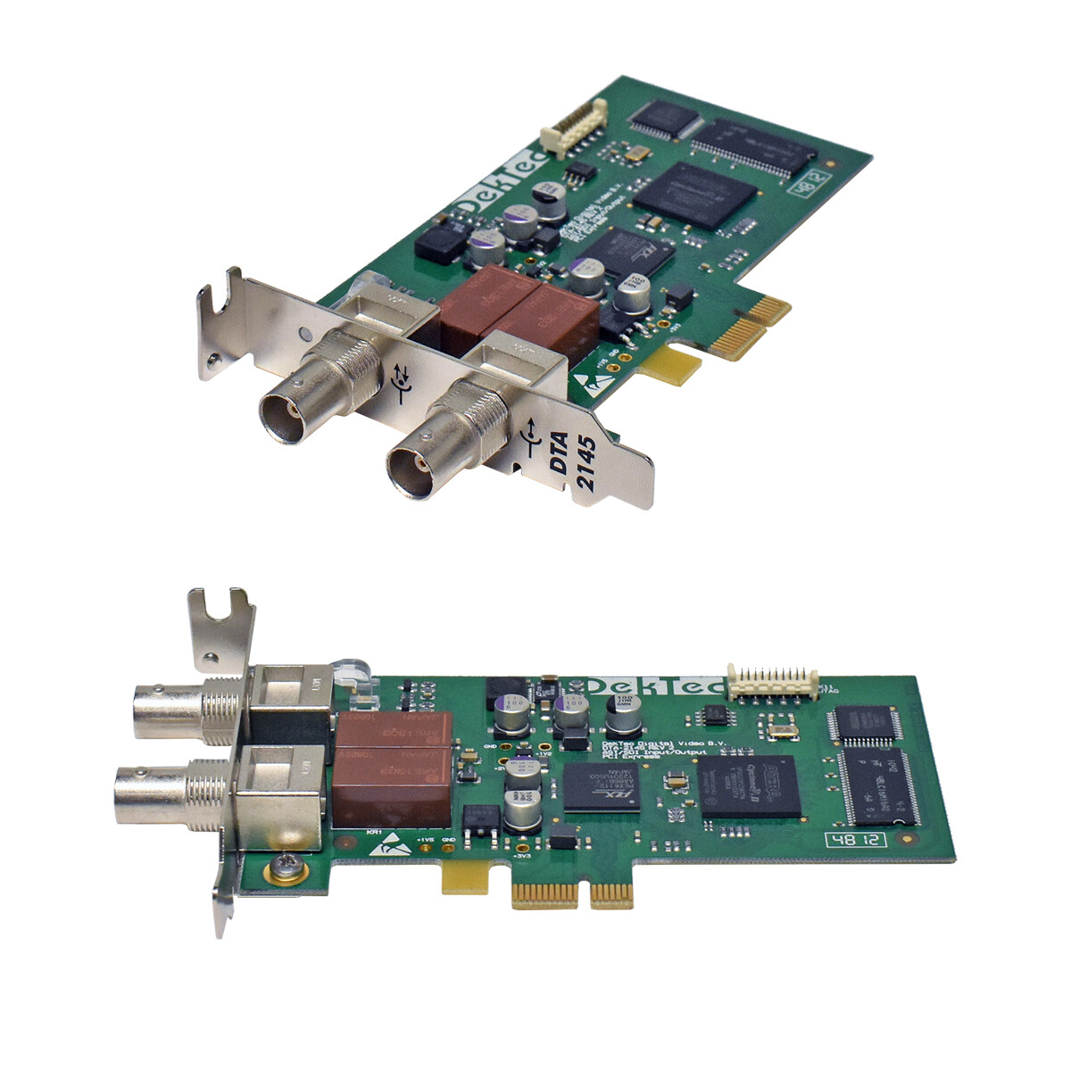 DekTec DTA-2145 ASI/SD-SDI input output with relay bypass for PCIe
