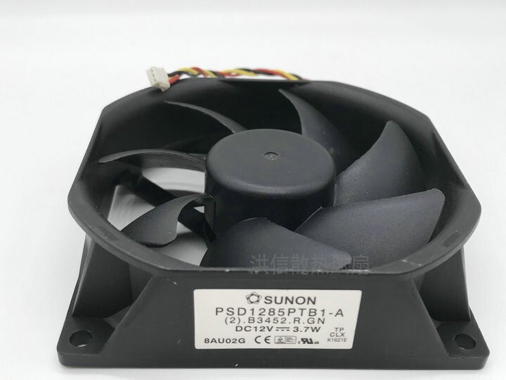 SUNON PSD1285PTB1-A (2).B3452.R.GN 12V 3.7W Projector Cooling Fan