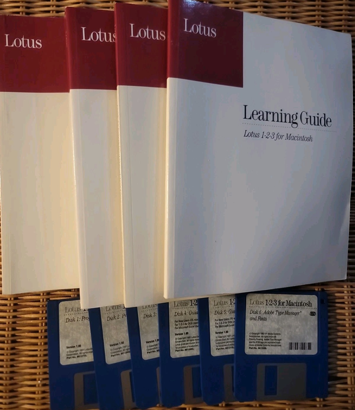 Lotus 123 Macintosh User, Learning, Functions/Macros, Spreadsheet & Floppy Discs