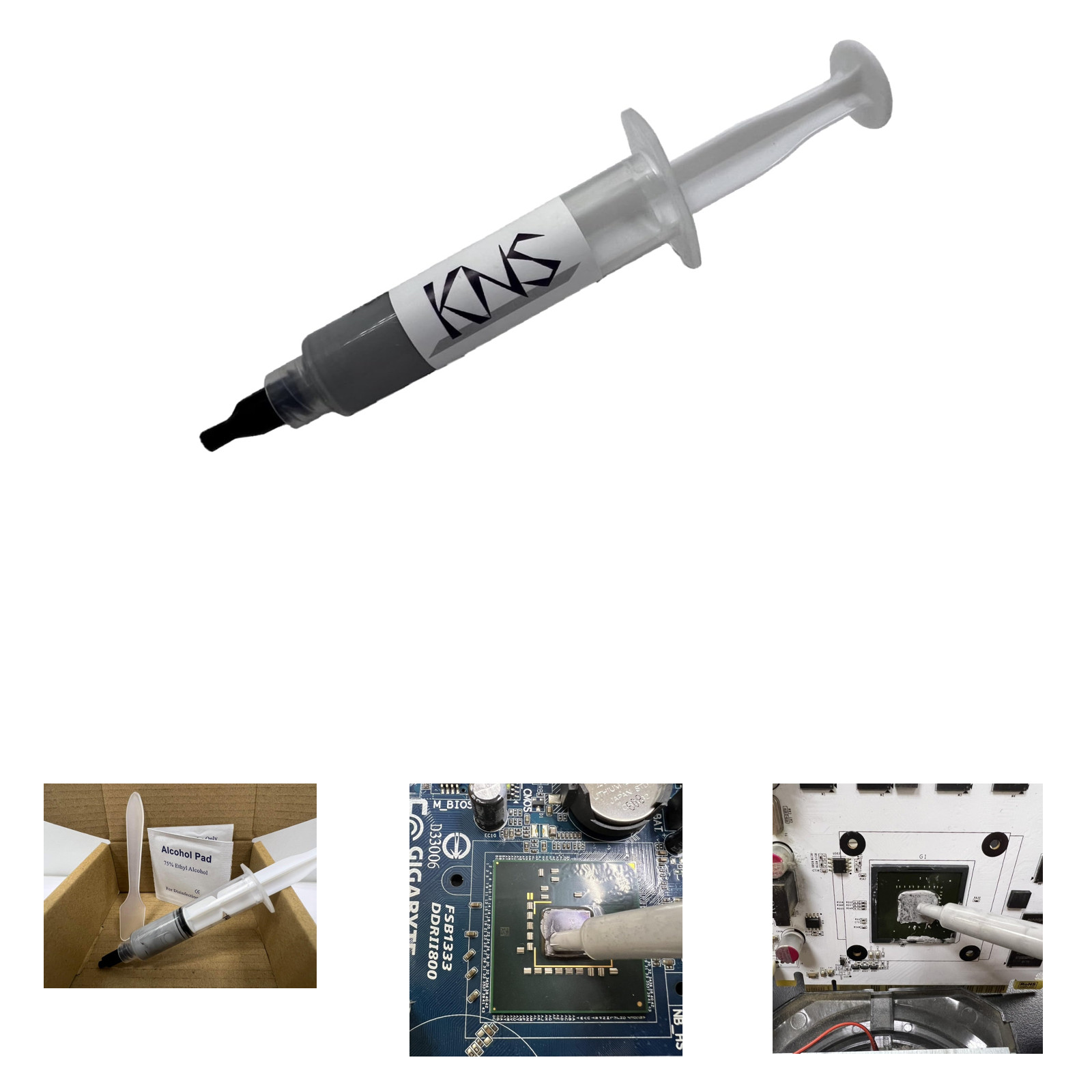 Thermal Paste with Tools for CPU GPU IC SSD LED Motherboard Heat Sink Cooler 7.0