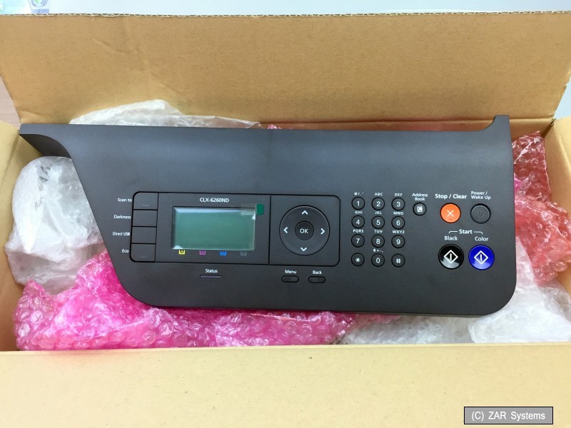 Replacement Part: Samsung JC95-01677K Display Control Panel Front Panel for CLX-6260ND