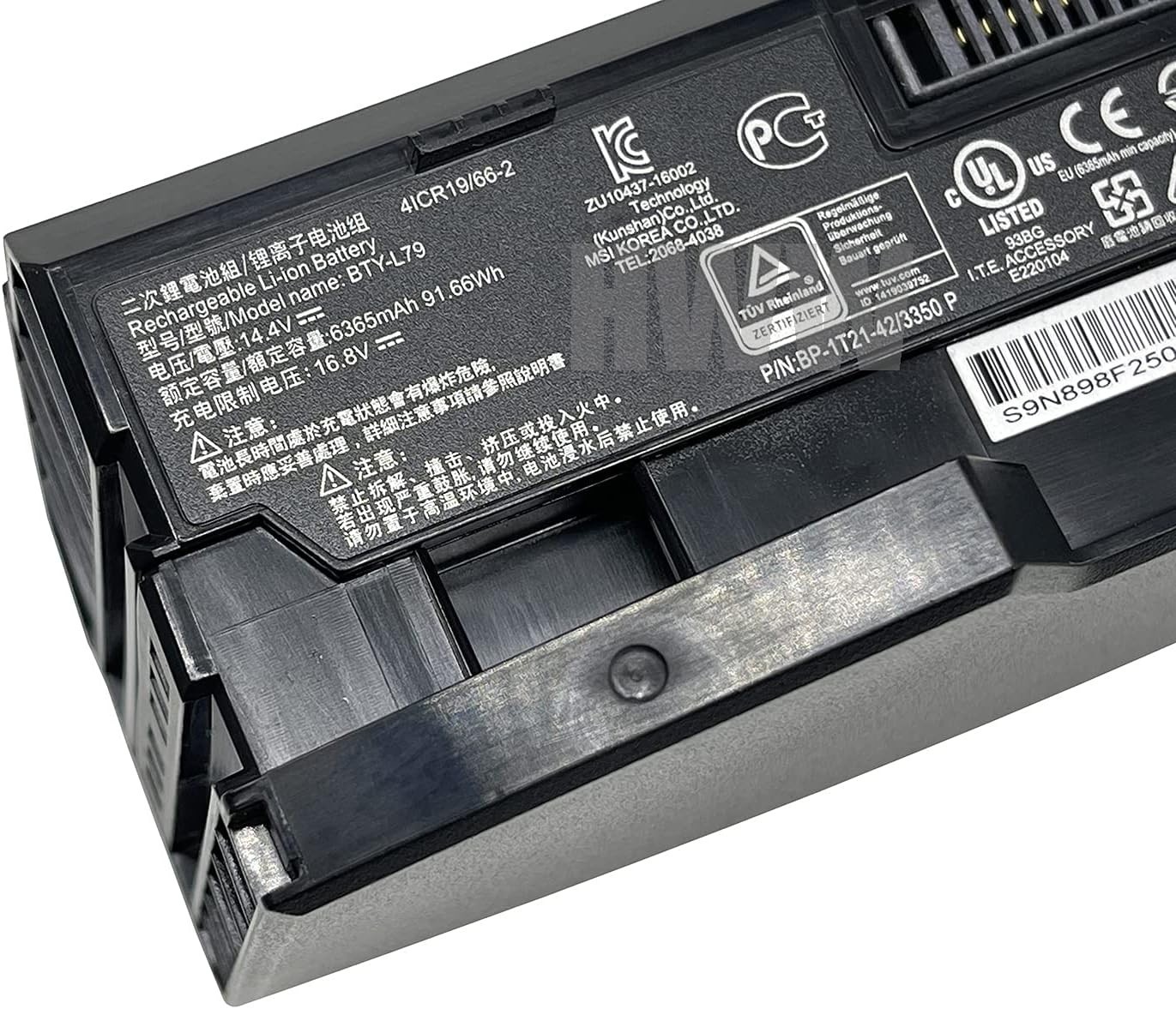 New BTY-L79 Li-ion 91.66Wh Battery for MSI HTCVIVE VR One 7RE-231CN