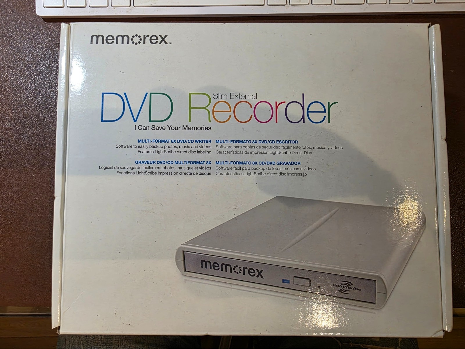 Memorex Slim External CD/DVD Writer/Recorder