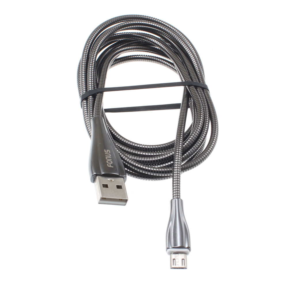 METAL USB CABLE FAST CHARGE POWER WIRE SYNC CORD FOR LG & SAMSUNG PHONES TABLETS