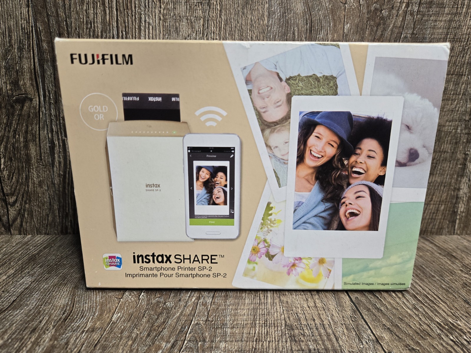 Fujifilm Instax Share SP-2 Smartphone Printer - Gold