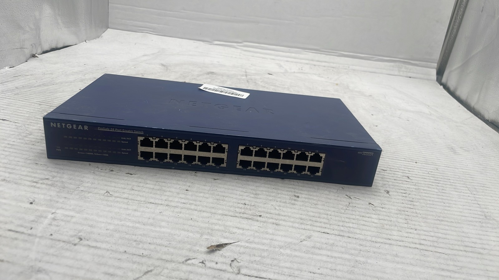 NETGEAR ProSafe JGS524 v1 24 Port Gigabit Ethernet Switch Unmanaged Rackmount