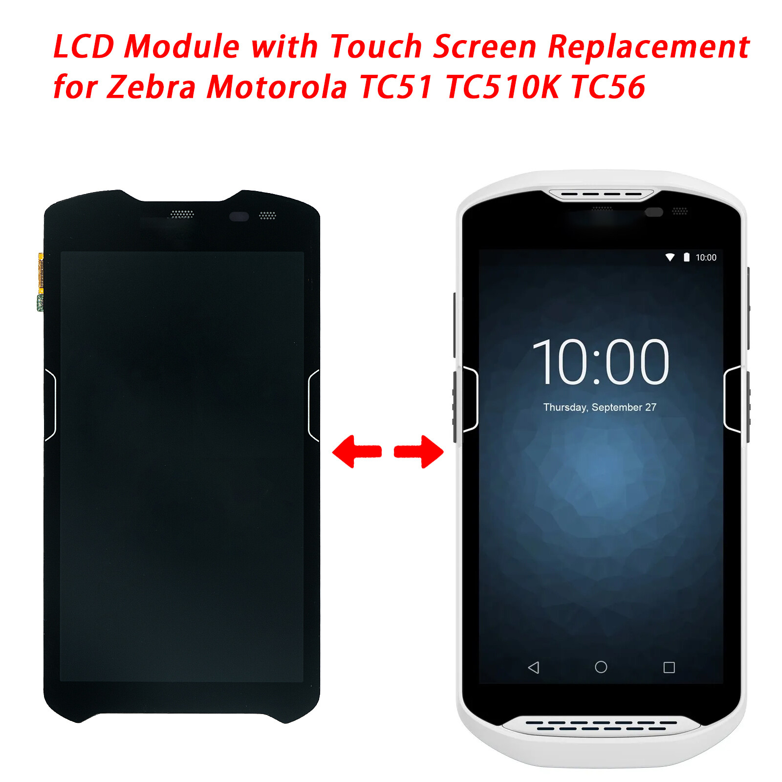 LCD Module & Touch Screen Digitizer For Zebra TC51 TC510K TC56 TM050JDHG33 USA