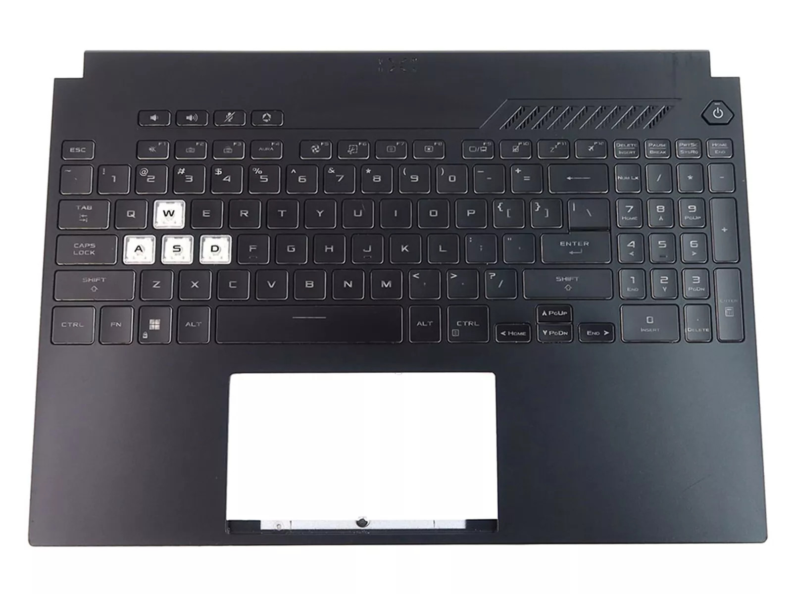 For ASUS TUF Dash 15FA507 FA507R 90NR0951-R31 Palmrest W/ Backlit Keyboard Black