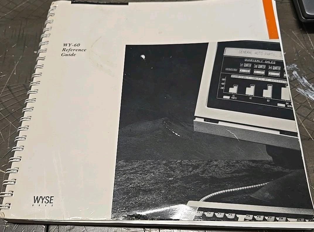 VINTAGE 1986 Technology WY-60 Reference Guide (1986)