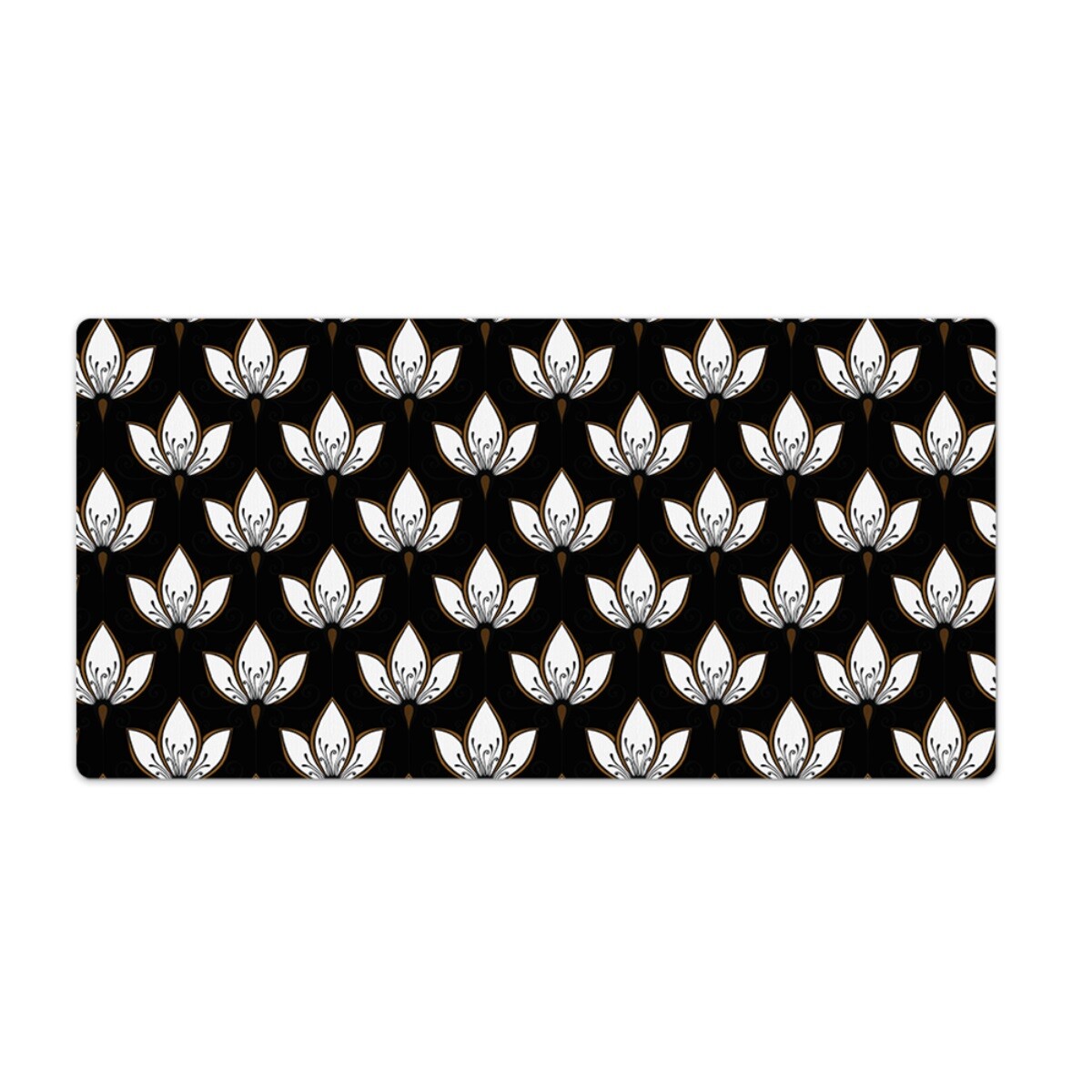 Table Mouse Waterproof Desk Pad Protector Mat Large Elegant Lilies 120x60