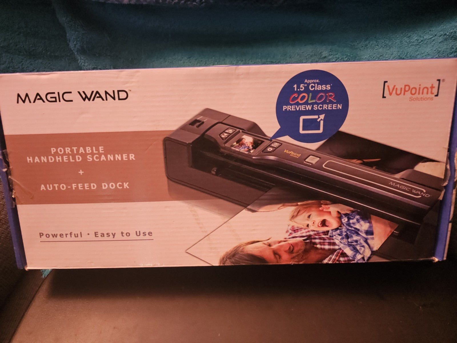VuPoint Magic Wand Portable Scanner/ Auto-Feed Dock PDSDK-ST470-VP New Open Box