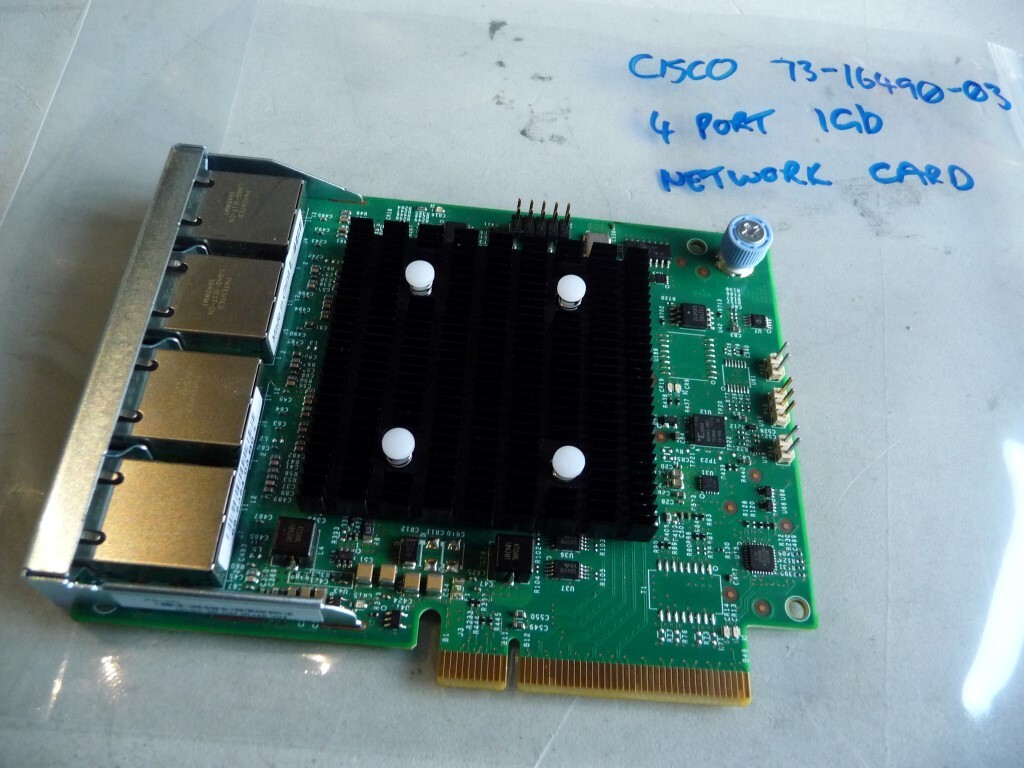 AU SELLER 73-16490-03 CISCO I350 MLOM 4 PORT 1GB RJ45 C220M4