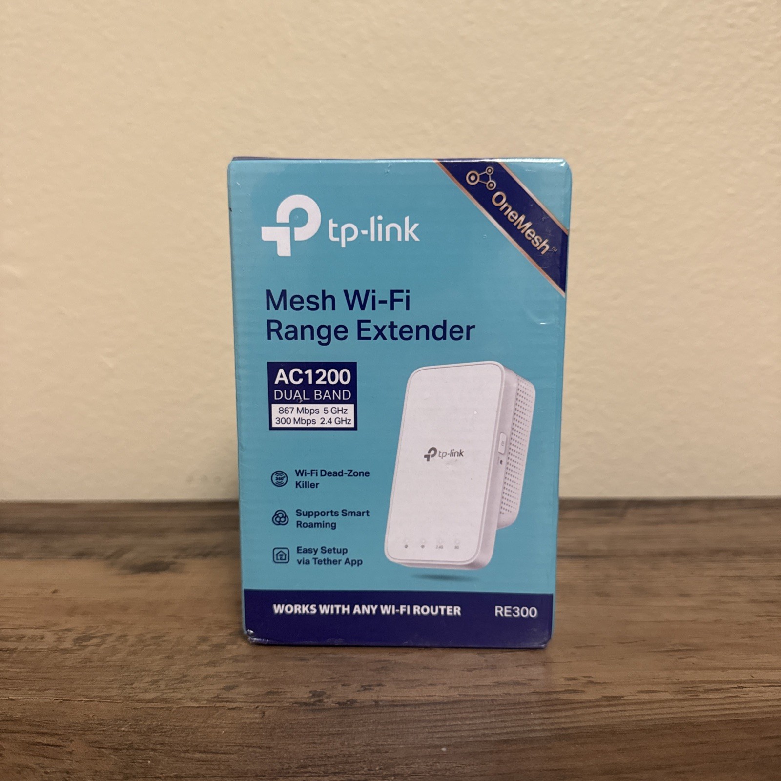 TP-Link RE300 Mesh Wi-Fi Range Extender AC1200 Dual-Band Sealed in Box