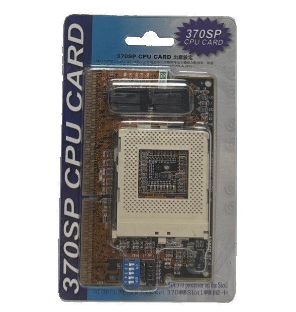 Intel Slot 1 370SPC CPU Card PPGA370 Socket 370 New