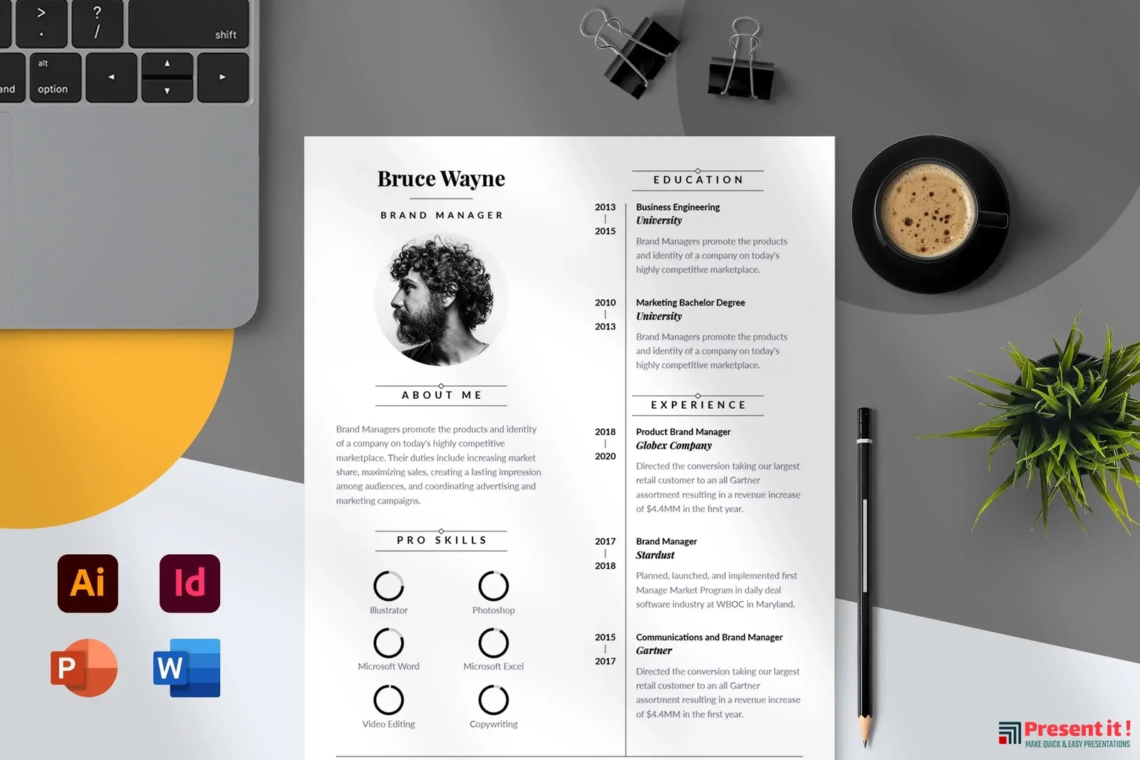 Otto Resume Template + Cover Letter
