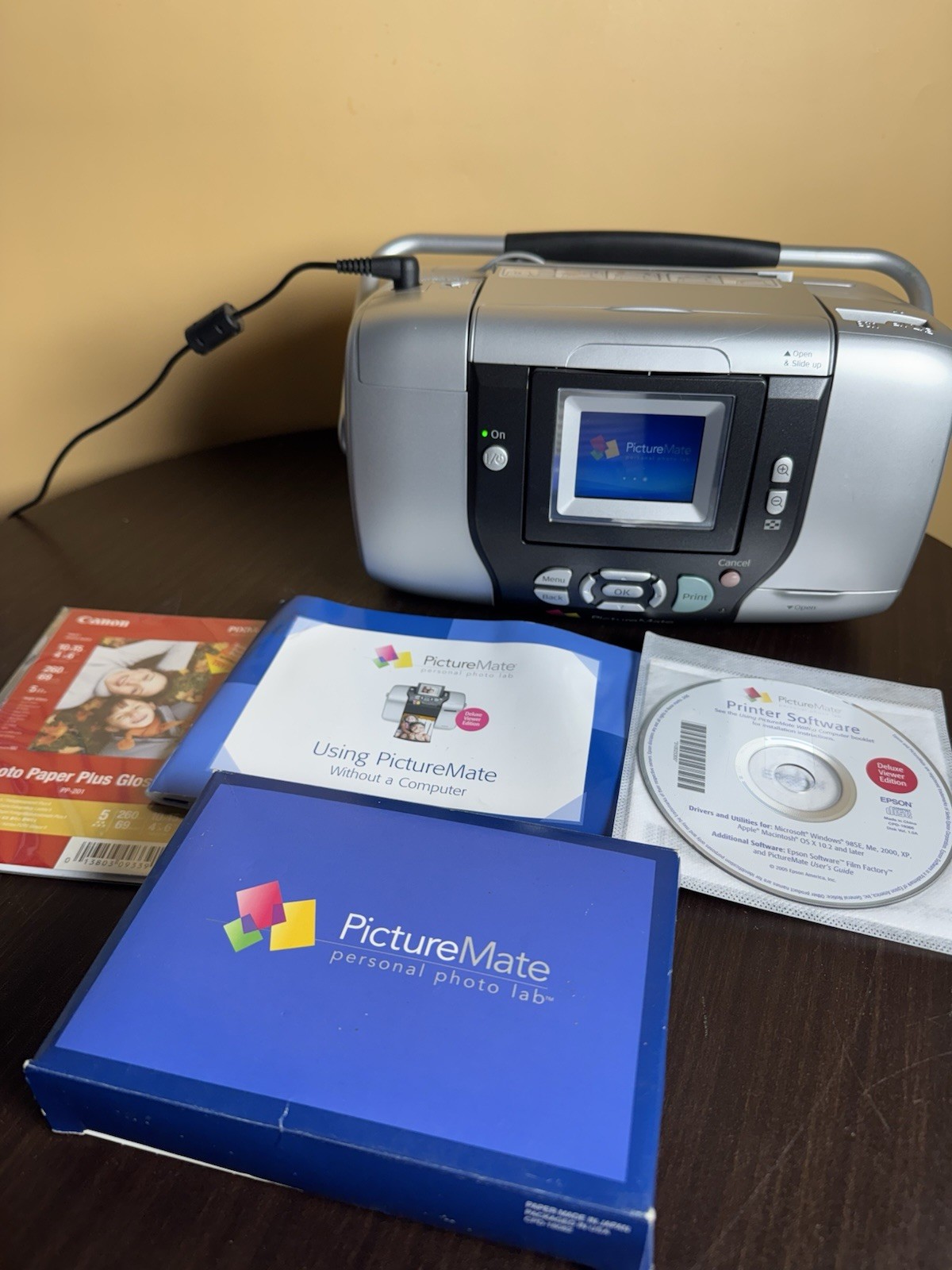 Epson PictureMate Deluxe Viewer Edition – Personal Photo Lab Printer