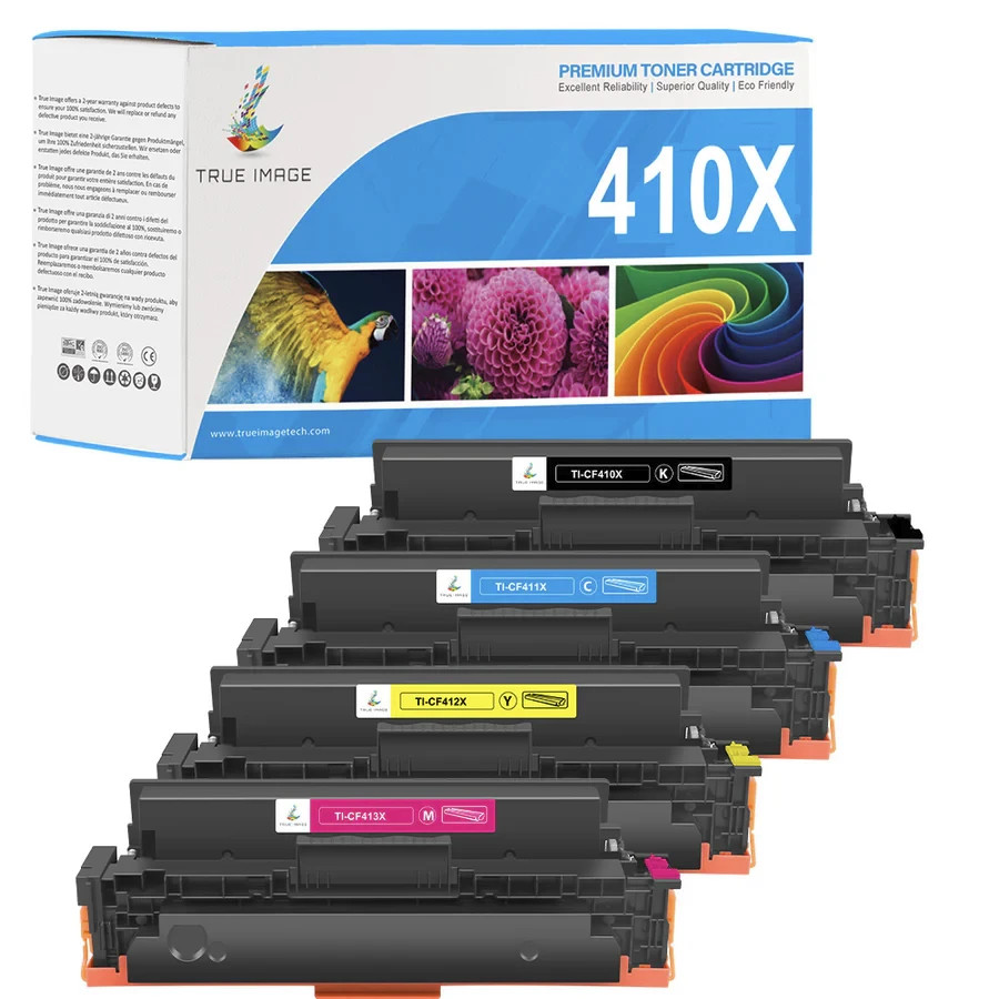 HP Laserjet 410X CF410X All Color Ink Premium Toner Print Cartridge 4 Pack Set