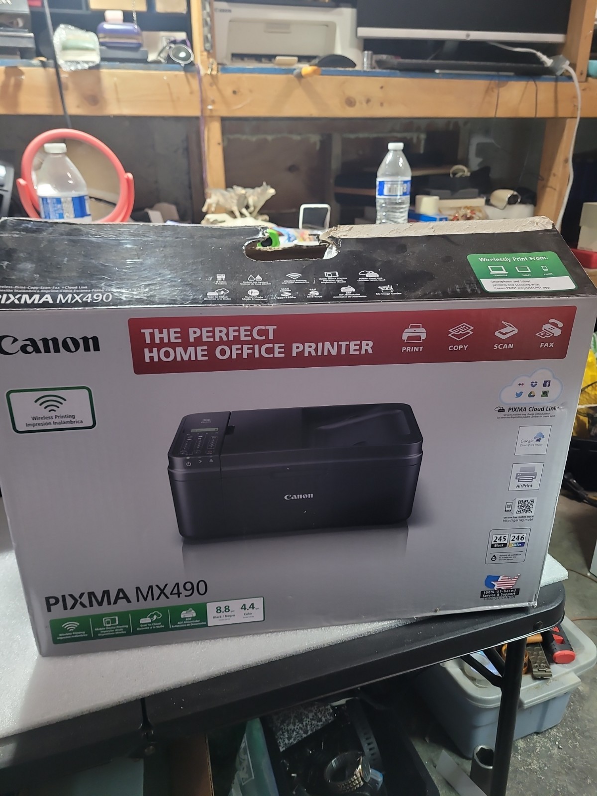 Canon Pixma MX490 All-In-One InkJet Printer - Black