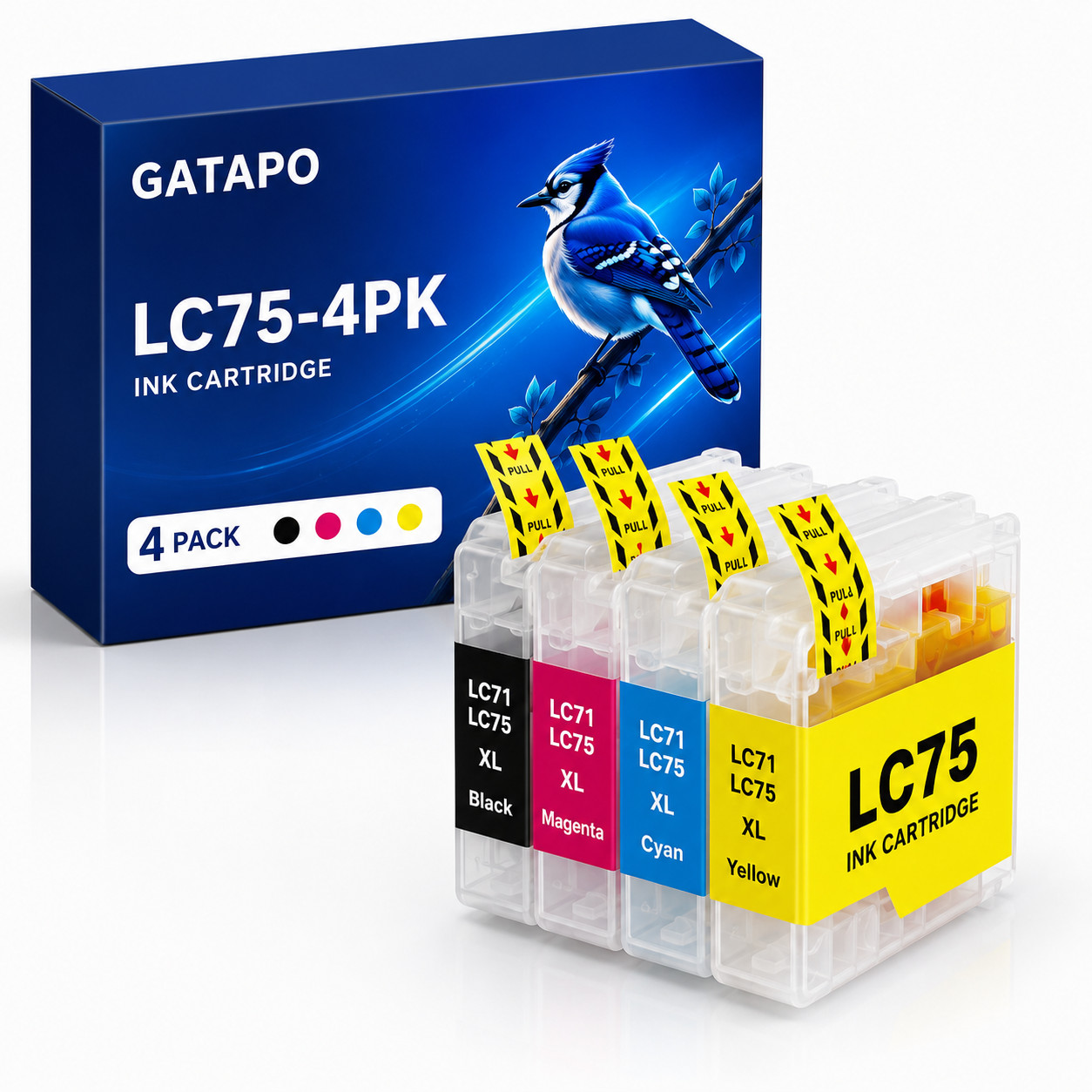 LC75 High Yield Ink Cartridge  forMFC-J6710DW MFC-J6910DW MFC-J280W