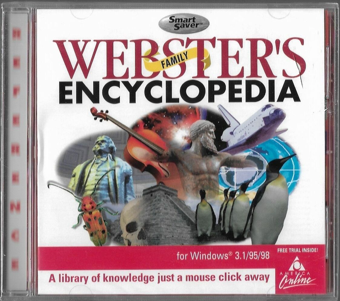 Smart Saver Webster's Family Encyclopedia (CD, 1997) Brand New Sealed  #16