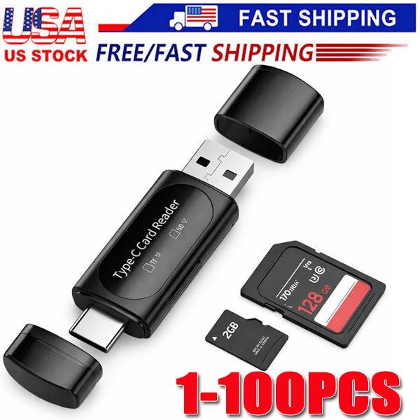 Card Reader USB 3.0 To SD Micro TF Memory Card Adapter PC Laptop Accessories Lot