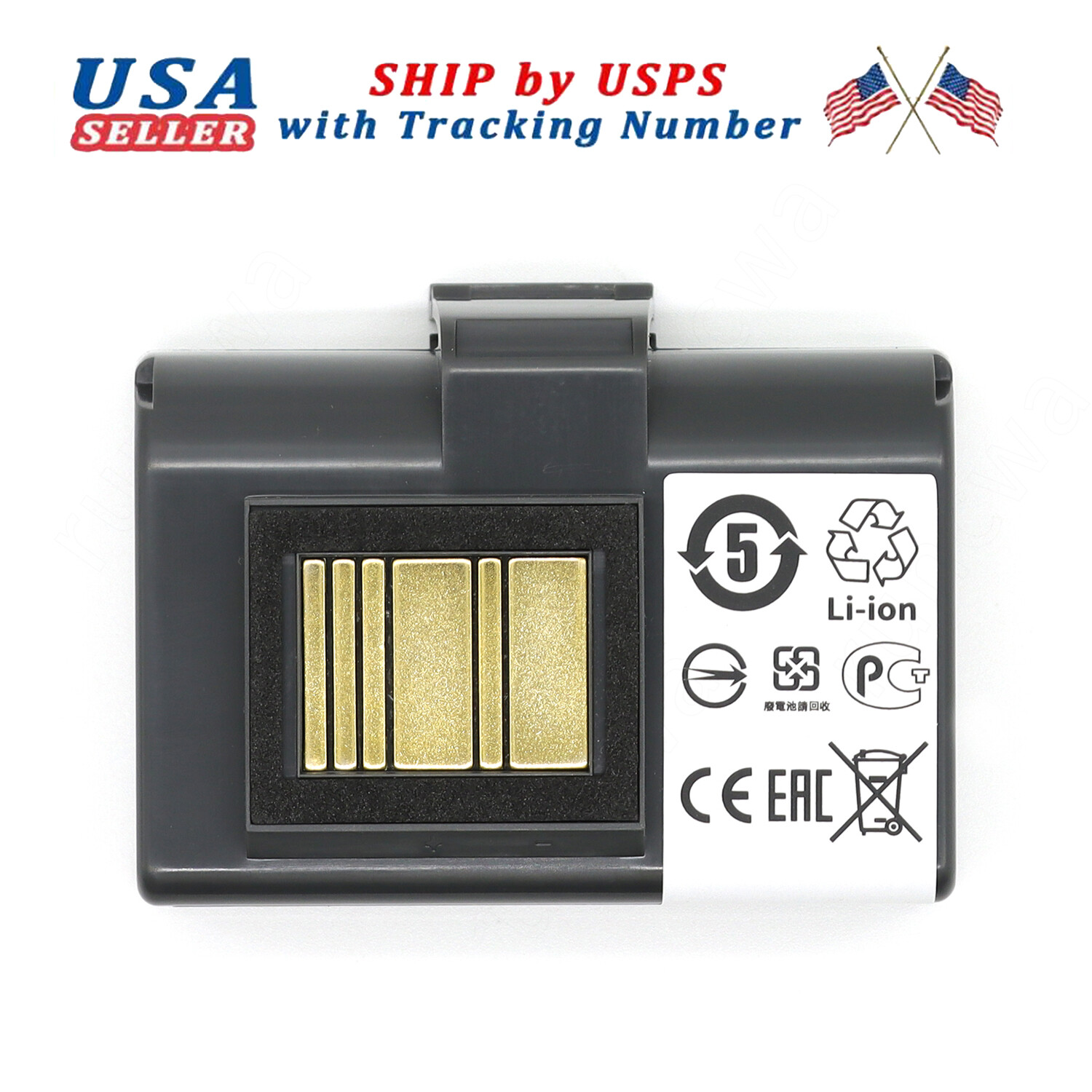 P1051378 Battery For Zebra QLN220 QLn220HC QLN320 QLn320HC ZQ520 ZQ620HC Printer