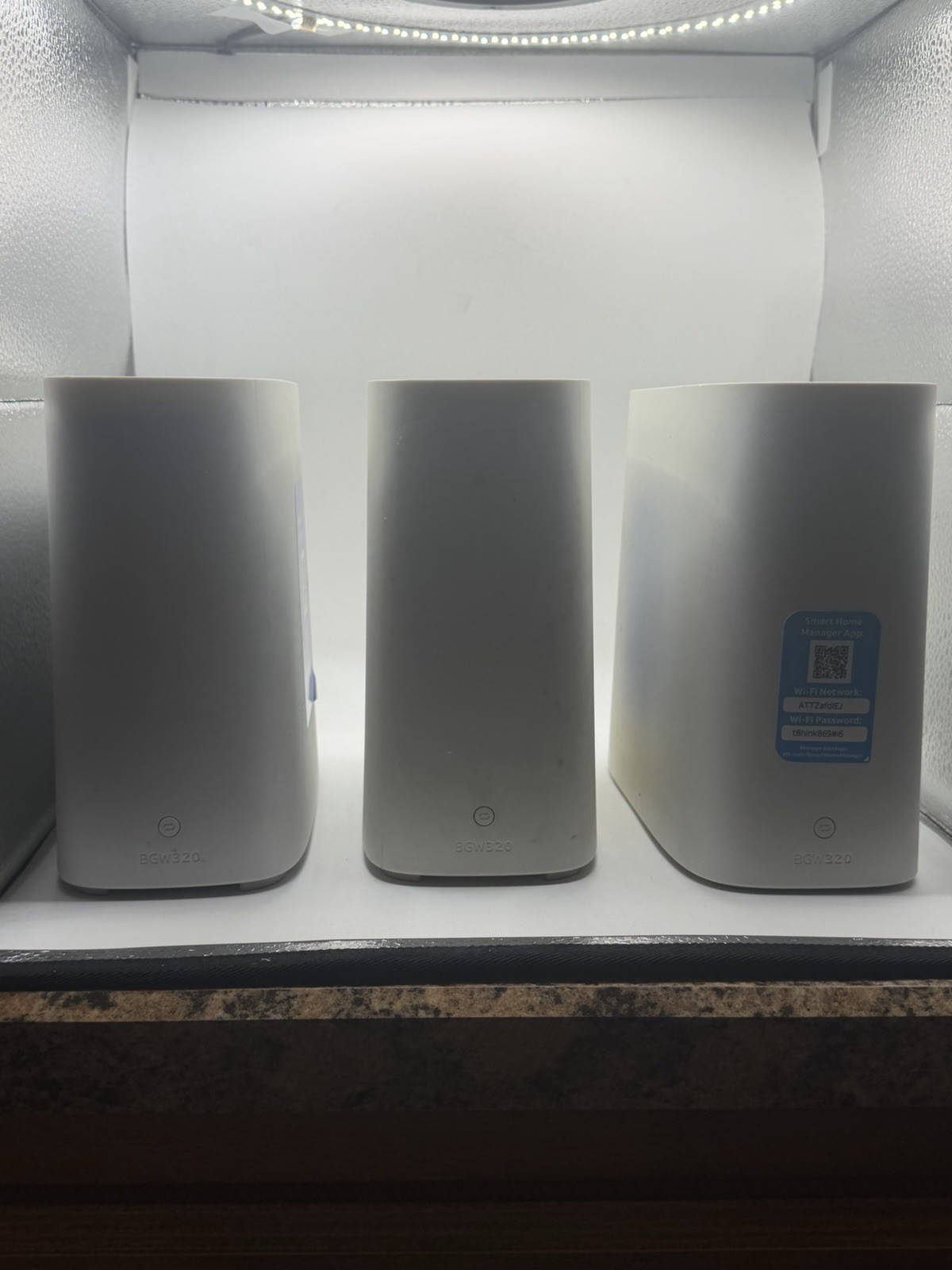 AT&T BGW320-500 WiFi Internet Modem Router Gateway NO CORDS *LOT OF 3*