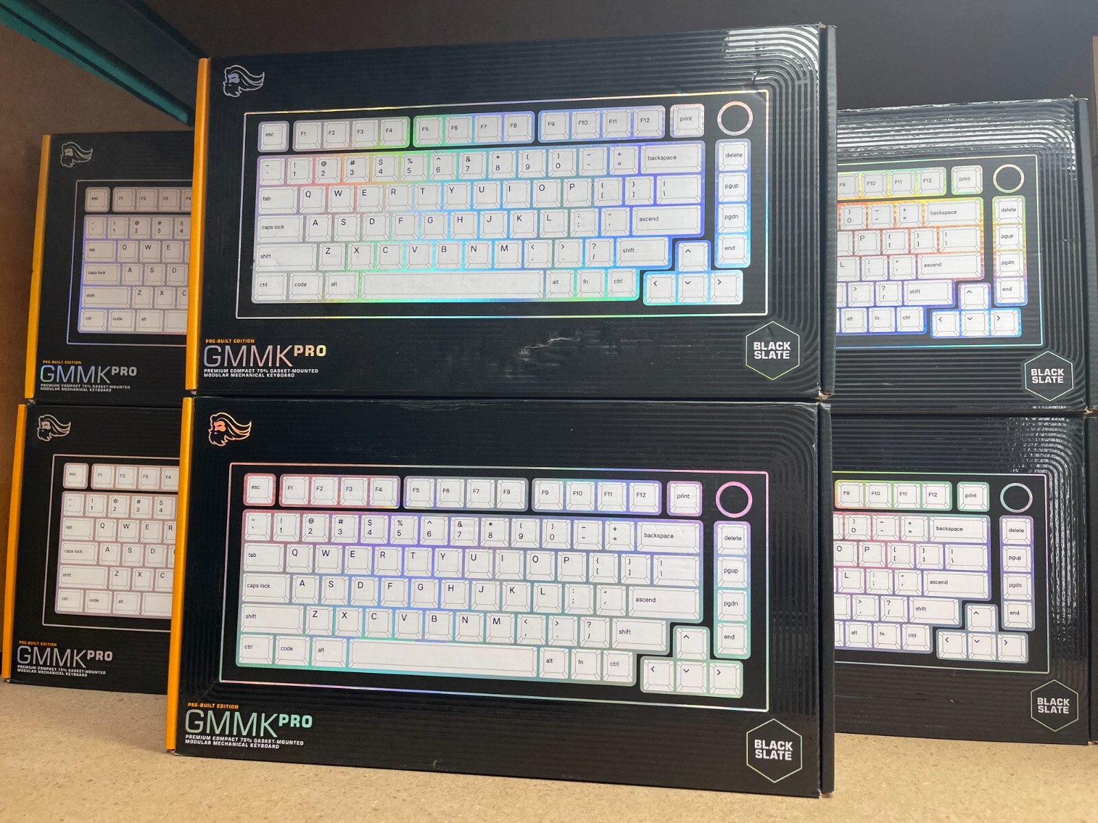 Glorious GMMK PRO 75 TKL 75% Pre-Built Gaming Keyboard - Black